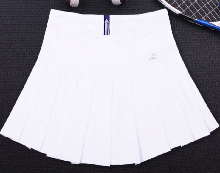 Girls’ Tennis Skirt with Safety Shorts – Quick Dry Badminton Sports Skirt