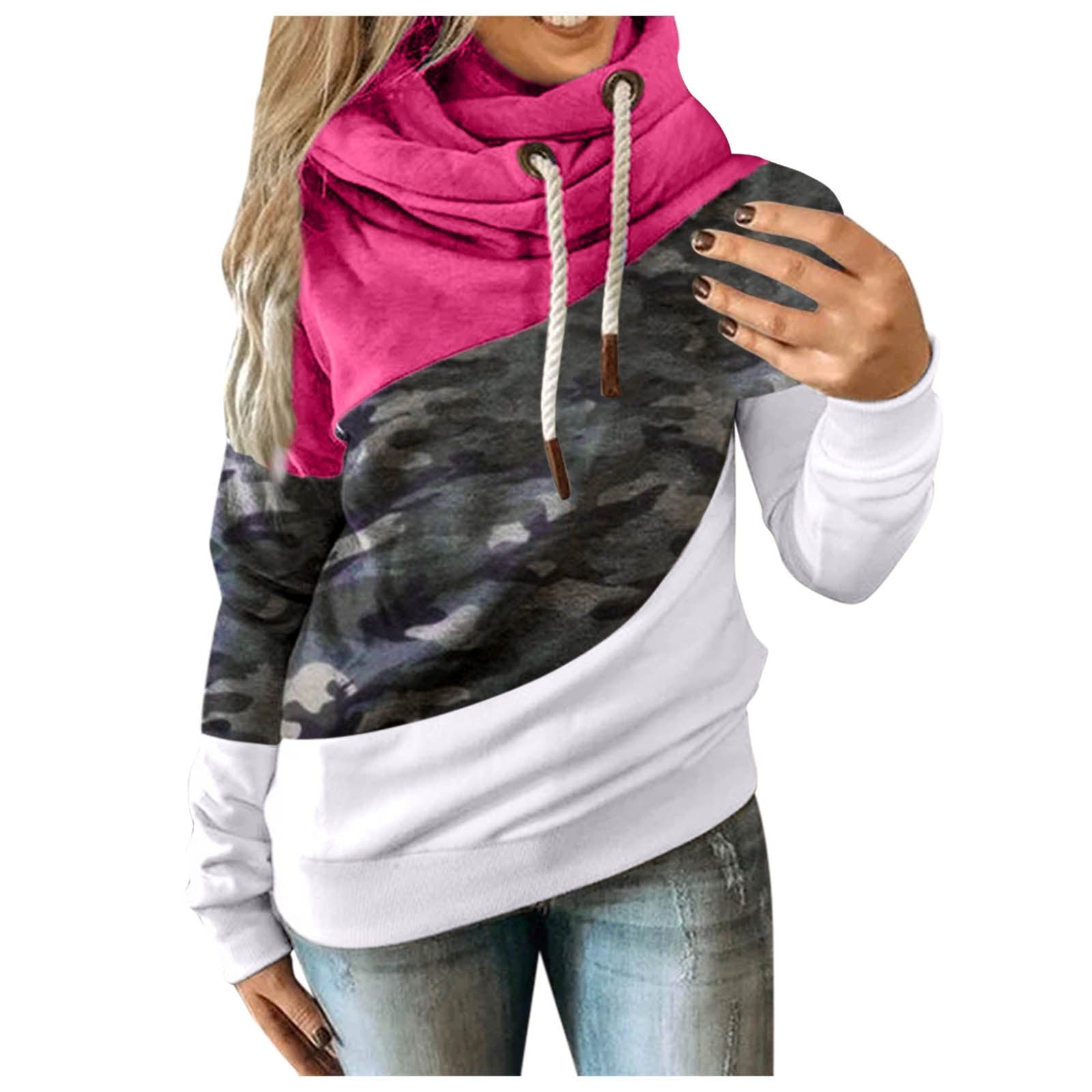 Women’s Camouflage Hoodie – Casual Camo Sweatshirt