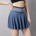 Women’s High Waist Sports Skort – Tennis Running Gym Skirt with Phone Pocket