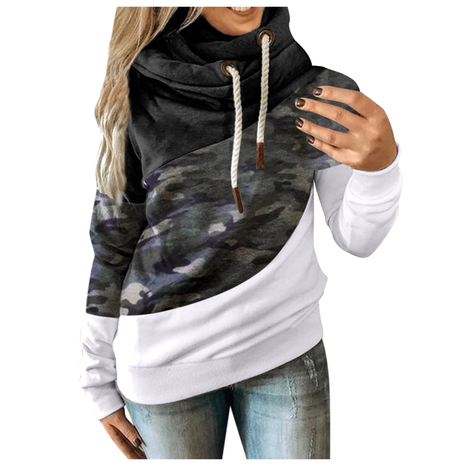 Women’s Camouflage Hoodie – Casual Camo Sweatshirt