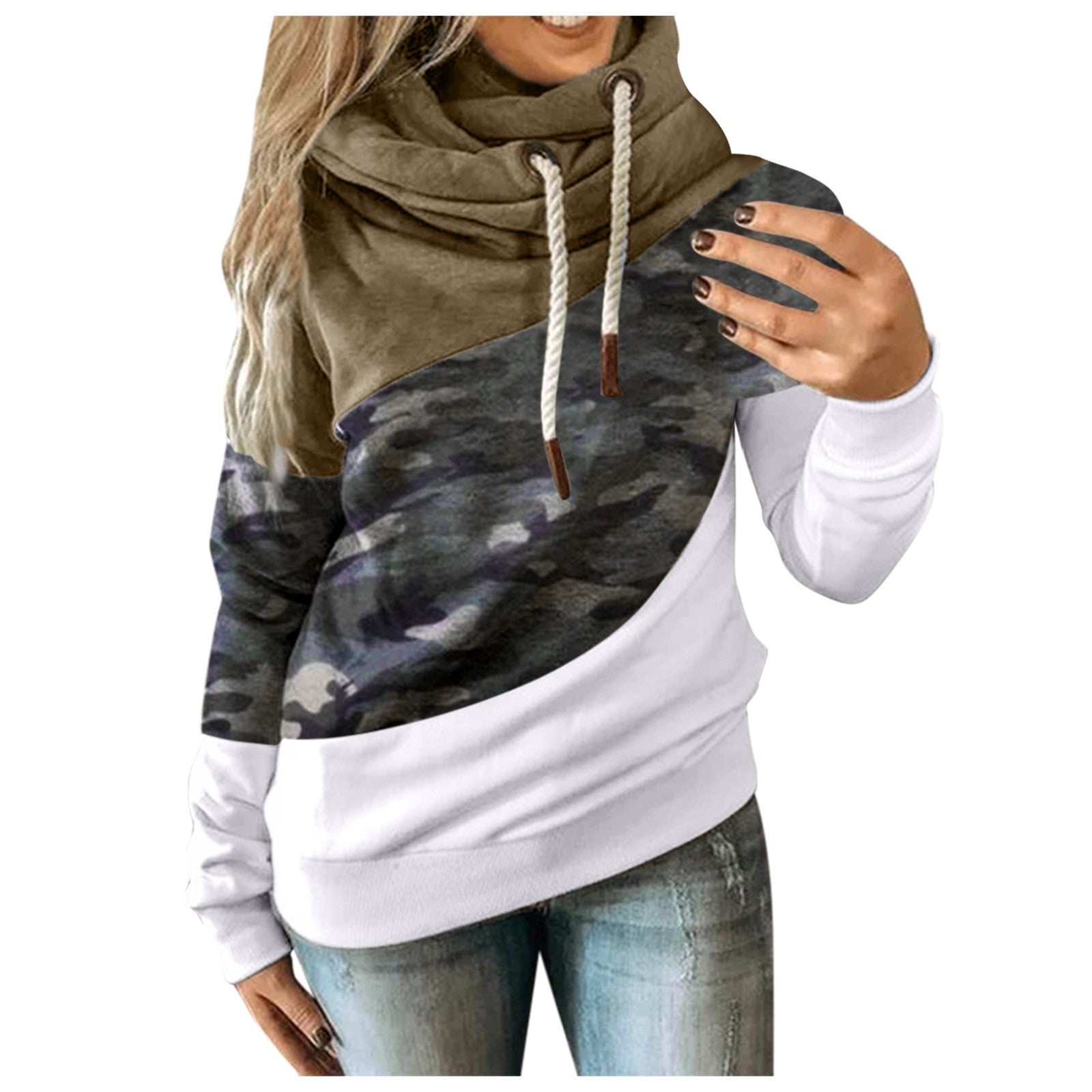 Women’s Camouflage Hoodie – Casual Camo Sweatshirt