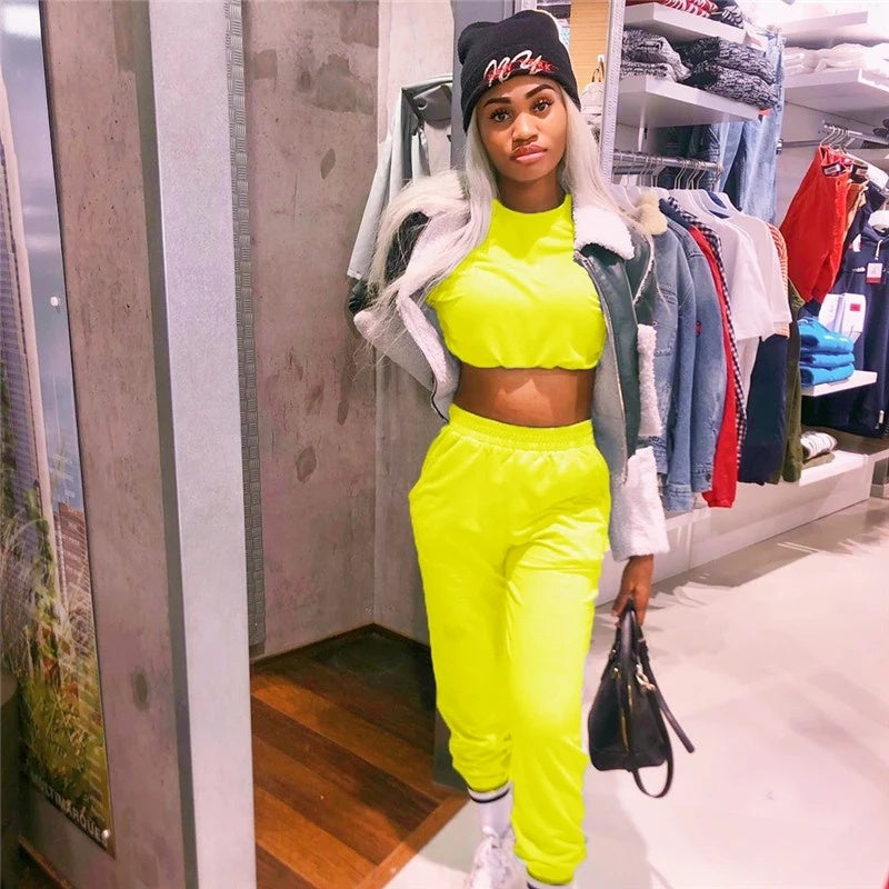 Women’s Sports Suit Set – Fitness Workout Activewear Outfit