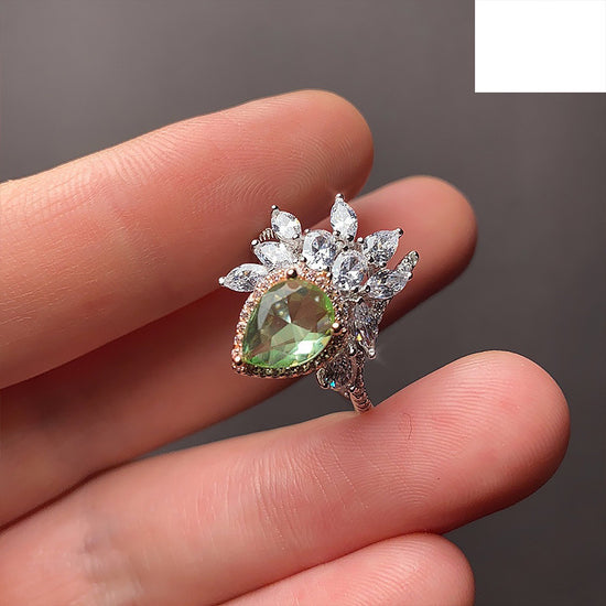 Fashion Retro Super Flash Ring Jewelry Jewelry Women