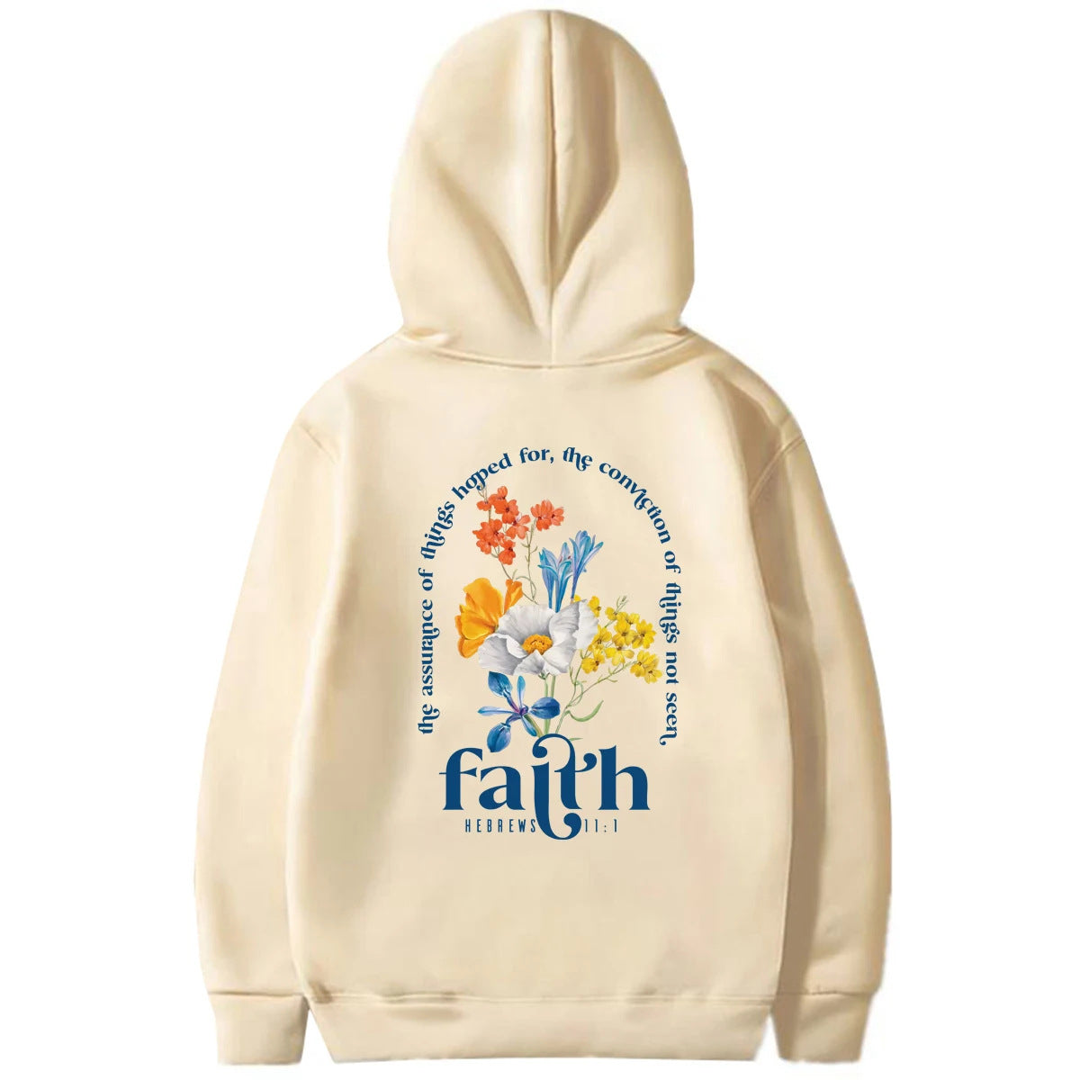 Women’s Aesthetic Christian Hoodie – Bible Verse Faith Sweatshirt