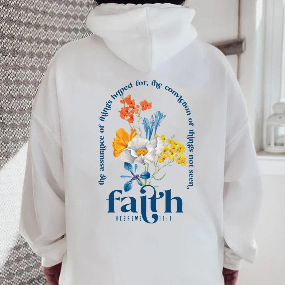 Women’s Aesthetic Christian Hoodie – Bible Verse Faith Sweatshirt